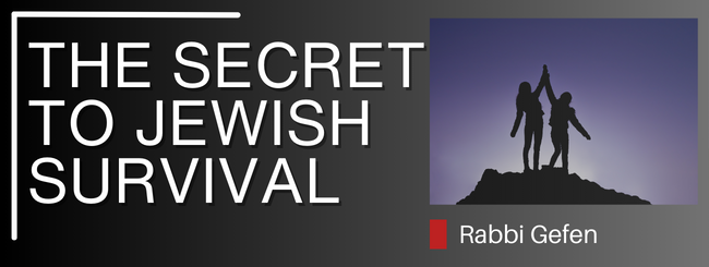 PARSHAT VAYETZEI – THE SECRET TO JEWISH SURVIVAL