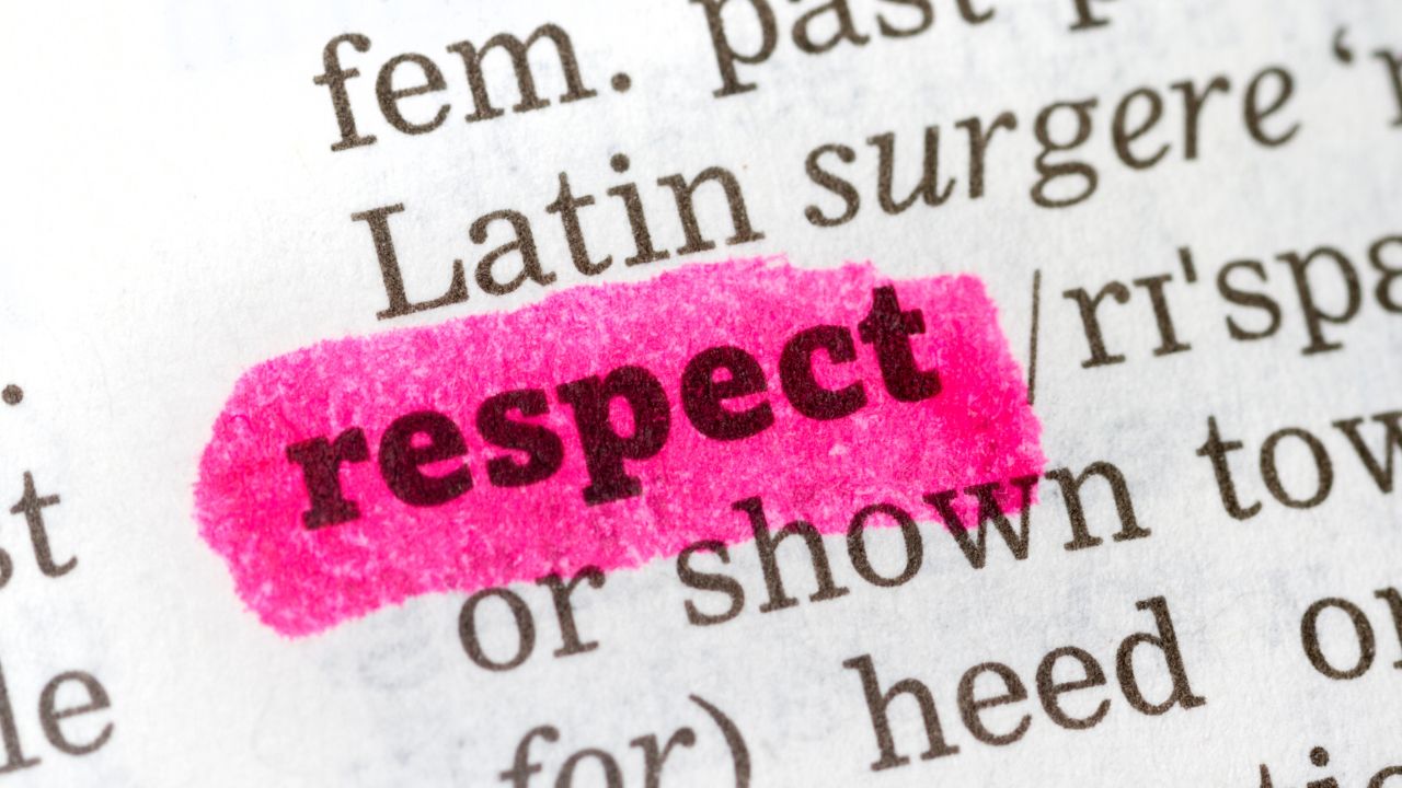 EACH PERSON IS DUE HONOR AND RESPECT