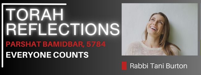 PARSHAT BAMIDBAR 5784: EVERYONE COUNTS