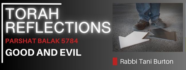 PARSHAT BALAK – GOOD AND EVIL