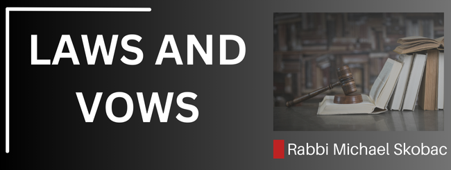 NUMBERS 30:2-3 – LAWS AND VOWS