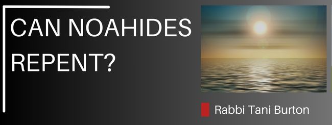CAN NOAHIDES REPENT?