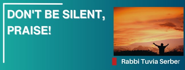 PARSHAT SHEMINI – DON’T BE SILENT, PRAISE!