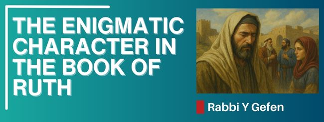 PARSHAT BAMIDBAR 5785 – THE ENIGMATIC CHARACTER IN THE BOOK OF RUTH