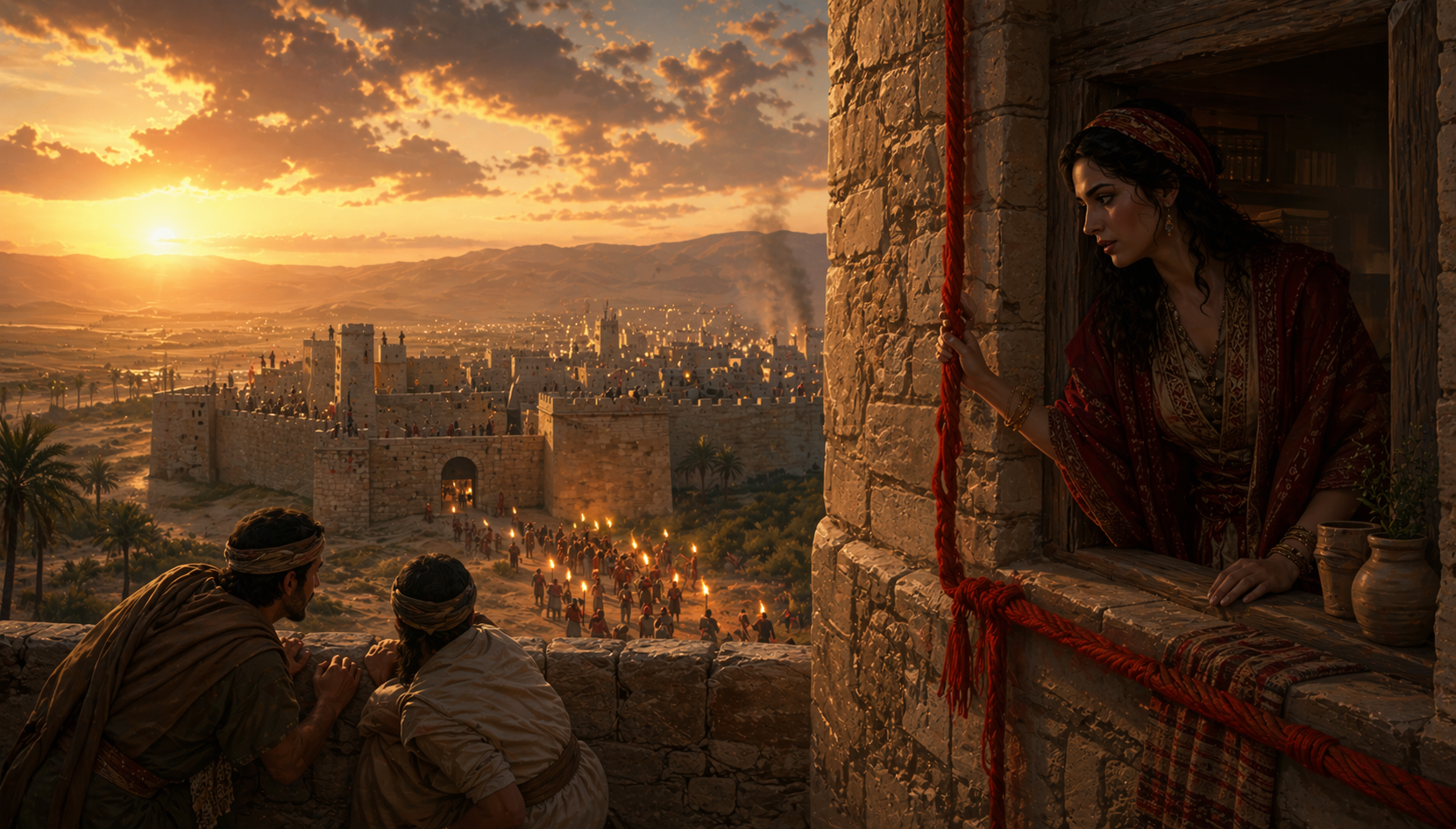 JOSHUA 2:1-24  – THE WOMEN WHO BROUGHT DOWN JERICHO