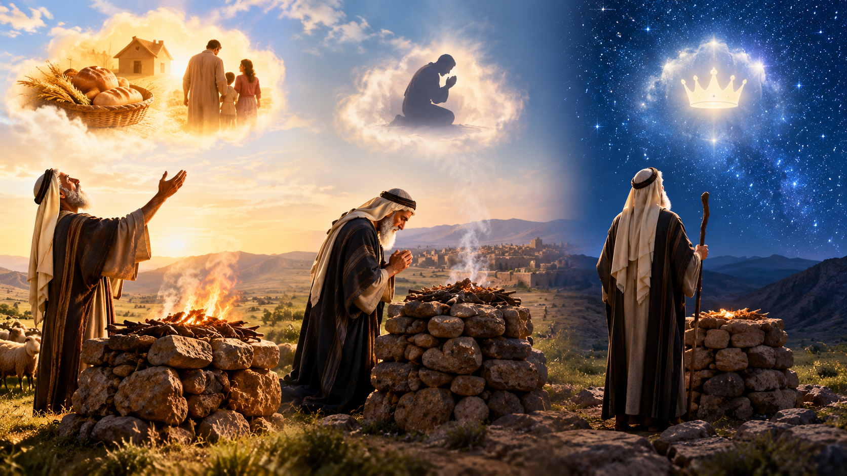 PARSHAT  LECH-LECHA -THREE LEVELS OF SERVICE