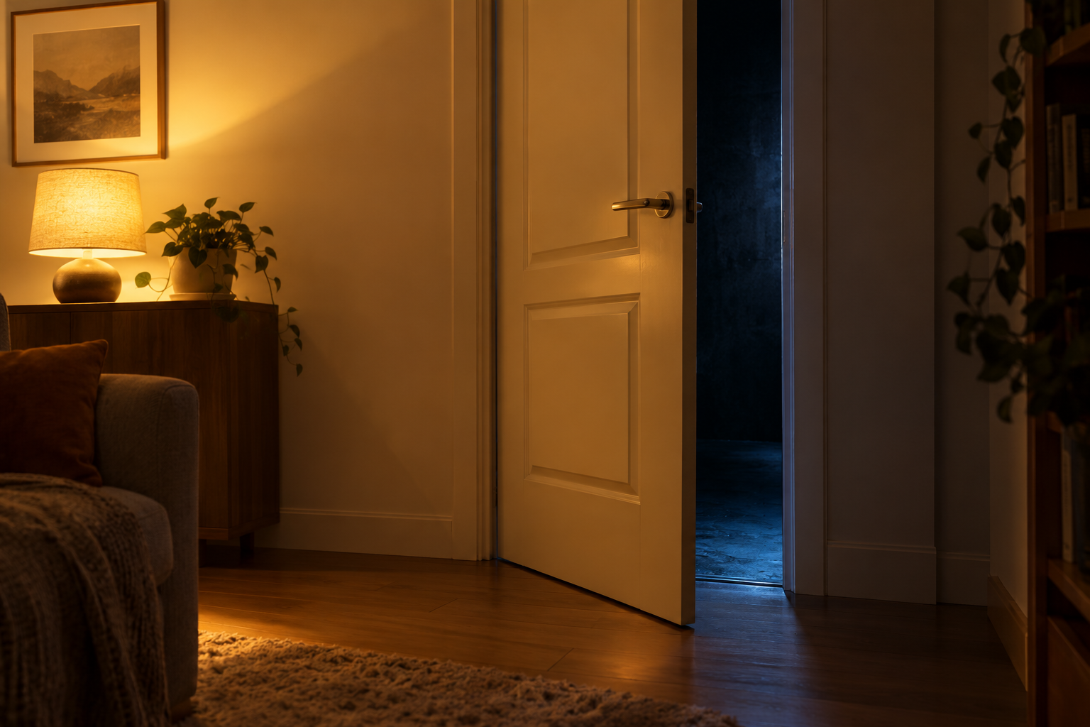 THE SECRET AT THE DOOR