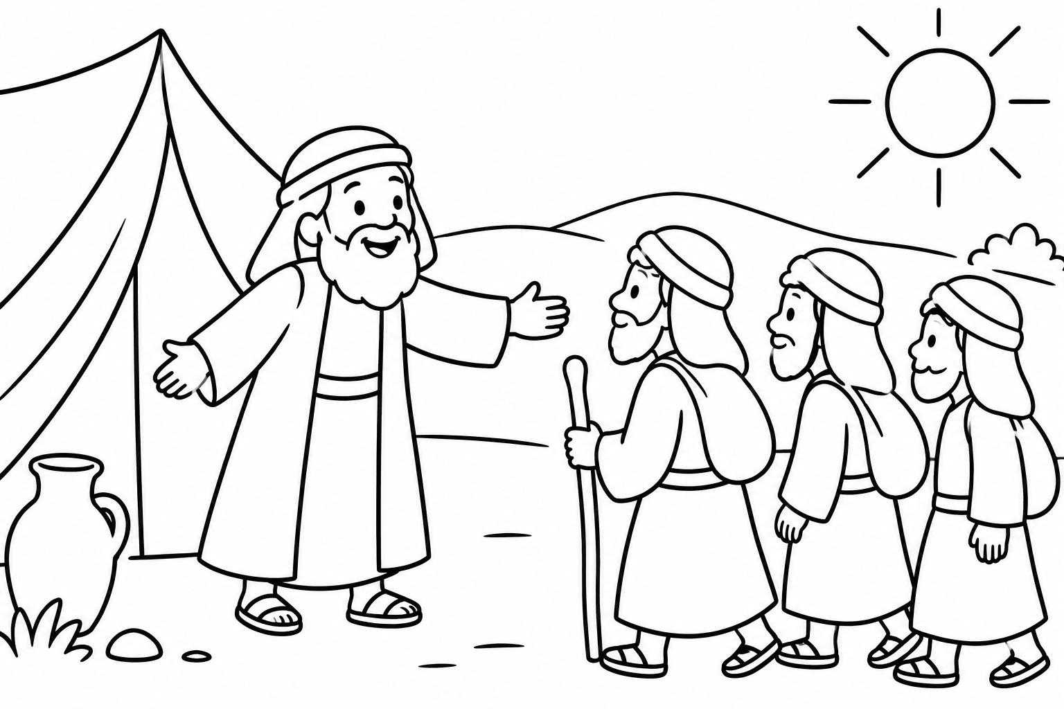 VAYERA -ABRAHAM AND THE THREE GUESTS